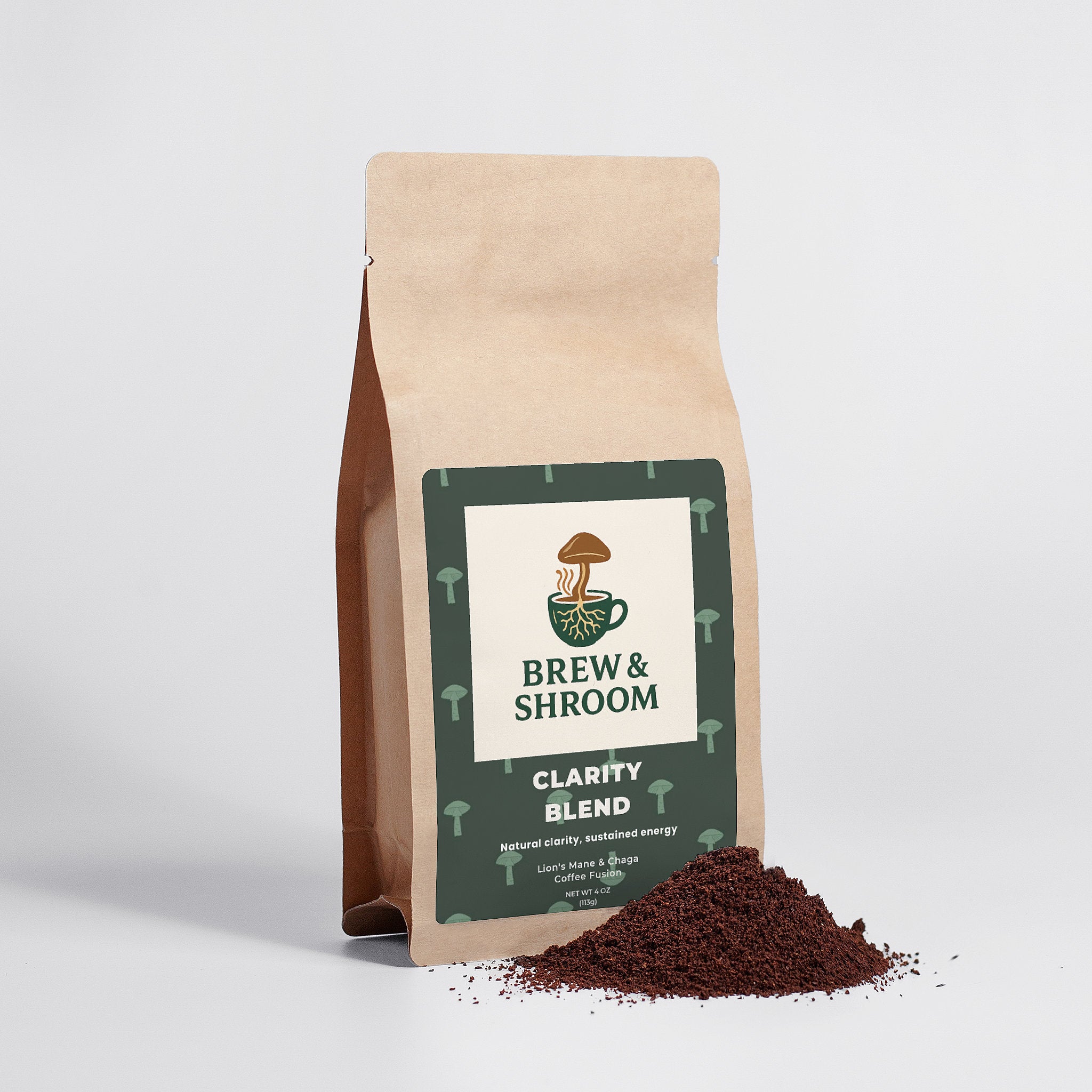 Mushroom Coffee Fusion - Lion’s Mane & Chaga 4oz