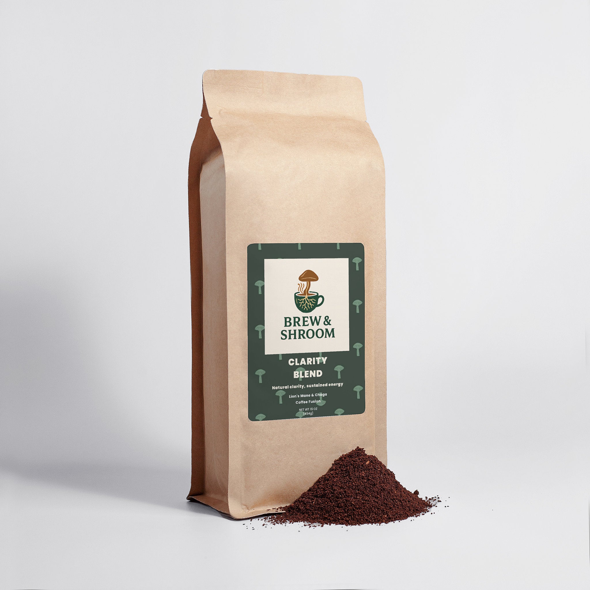 Mushroom Coffee Fusion - Lion’s Mane & Chaga 16oz